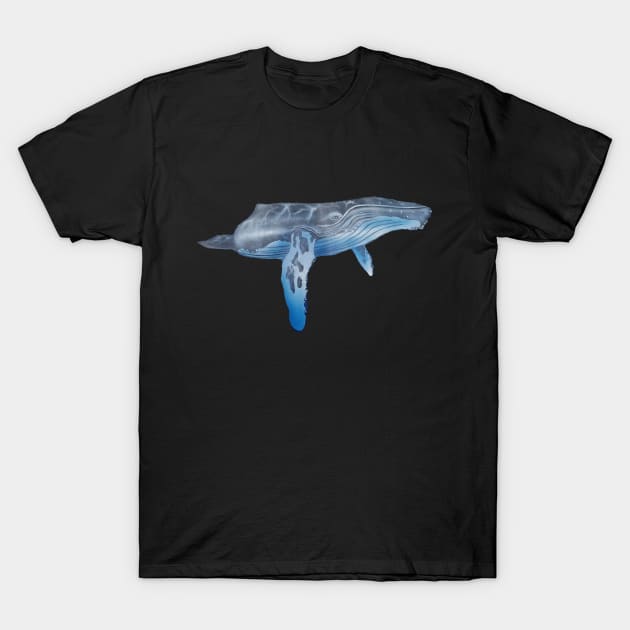 Humpback whale T-Shirt by Coreoceanart